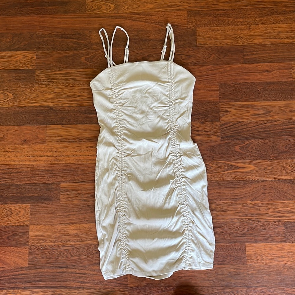 Mini "paper bag" dress